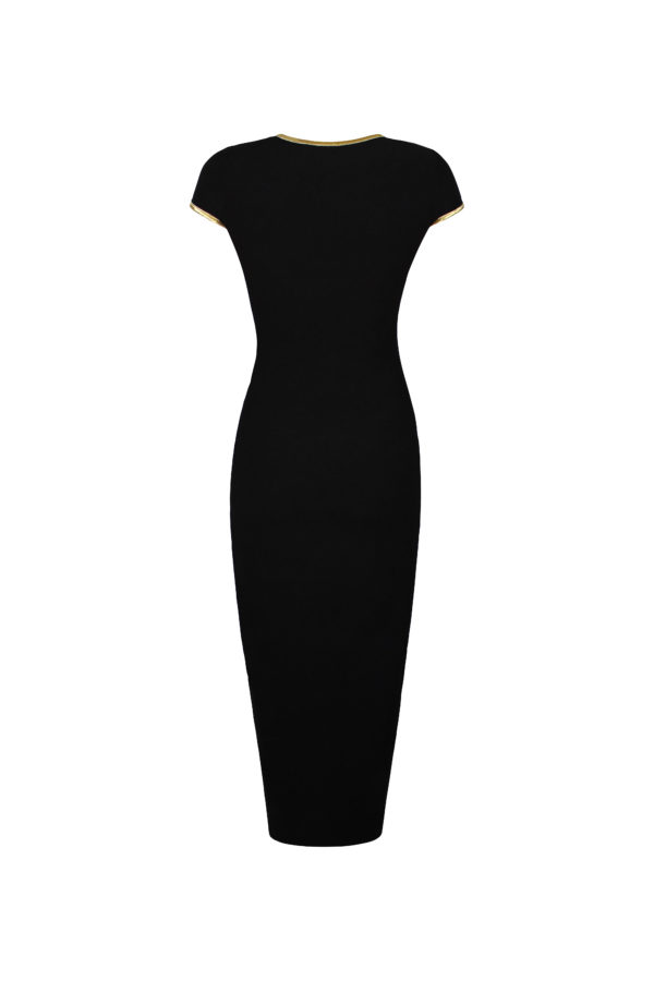 Golden Tee Dress - Black