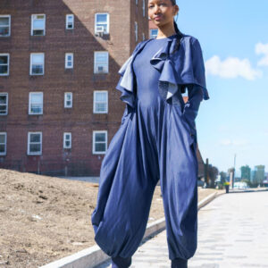 TASHEE  SMOCKED STITCH TULIP JUMPSUIT